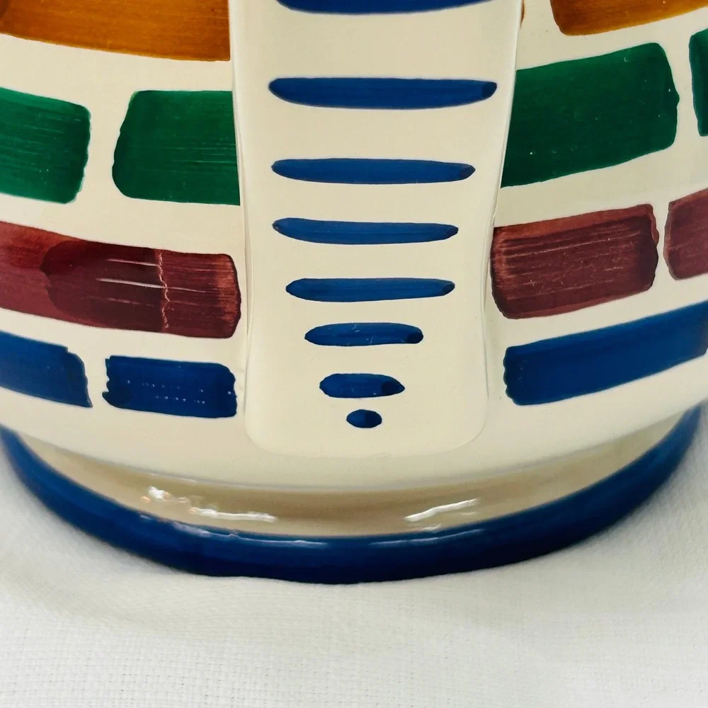 VIntage Pier 1 Imports Ceramic Pitcher 7